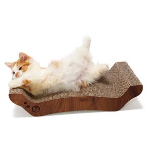 バリバリベッドM ダークブラウン (猫用玩具/爪磨き)