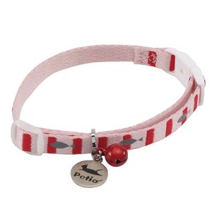 CAT COLLAR フィッシュボーダーカラー ピンク 3個セット (猫用品/首輪)