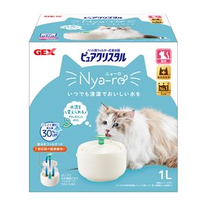 GEX ピュアクリスタル ニャーロ 1L 猫用 オフホワイト