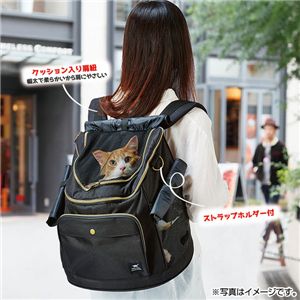 ペティオ necoco リュックキャリー ブラック ペット住関連用品