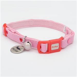 CAT COLLAR ハートレザーカラー ピンク 3個セット (猫用品/首輪)