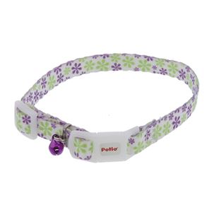CAT COLLAR フラワーカラー パープル 5個セット (猫用品/首輪)