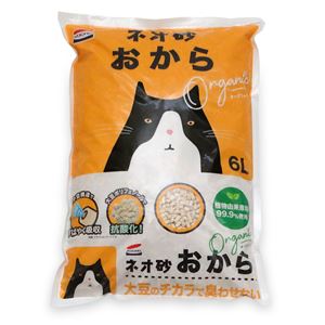ネオ砂 おから オーガニック 6L 3個セット (猫砂)