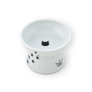 猫壱ハッピーダイニング 脚付フードボウル 猫柄 シリコン付き 40個セット