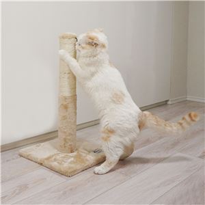 ねこがくれ ねこちゃん大好き爪とぎ キャットタワー ポール 2個セット