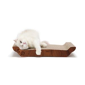 バリバリベッドL ダークブラウン (猫用玩具/爪磨き)