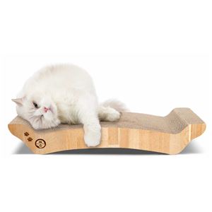 バリバリベッドL ライトブラウン (猫用玩具/爪磨き)