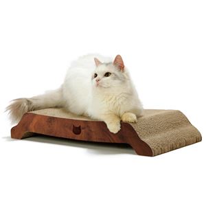 バリバリベッドL ダークブラウン (猫用玩具/爪磨き)
