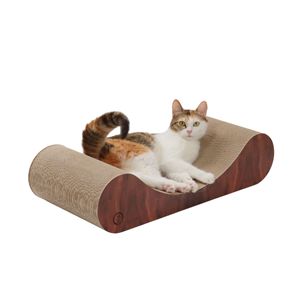 バリバリベッドカールL ダークブラウン 猫用玩具