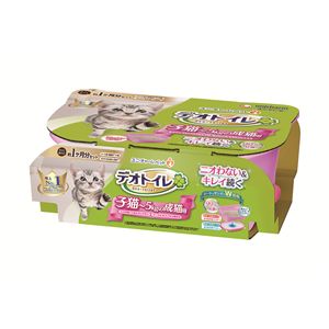 デオトイレ 子猫～5kgの成猫用本体セット ツートンピンク
