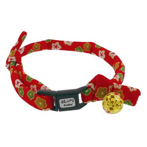 猫小町 和鈴カラー 小花 3個セット (猫用品/首輪)