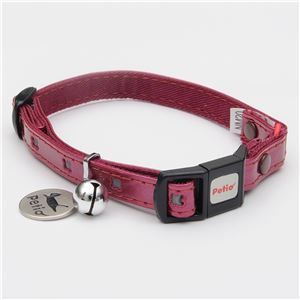 CAT COLLAR クロスレザーカラー レッド 3個セット (猫用品/首輪)