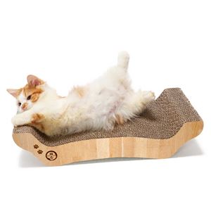 バリバリベッドM ライトブラウン (猫用玩具/爪磨き)