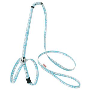 CAT HARNESS チェックハーネスリード ブルー 2個セット (猫用品/リード)