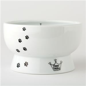 猫壱ハッピーダイニング 脚付ウォーターボウル 猫柄 シリコン付き 30個セット