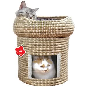 にゃんこのちぐらシリーズ なかよし2段ちぐら 夢 (ペット住関連用品/ベット)