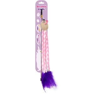 ファーテイルじゃらし ピンク （猫用玩具） 5個セット