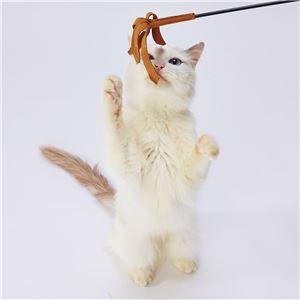 necoco レザー猫じゃらし 鈴レザー 5個セット (猫用玩具)