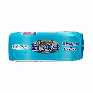 デオフリー 強力炭消臭シート 複数ねこ用 8+2枚入 2個セット