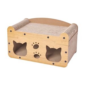 ペティオ ニャムニャムハウスベッド 猫用玩具