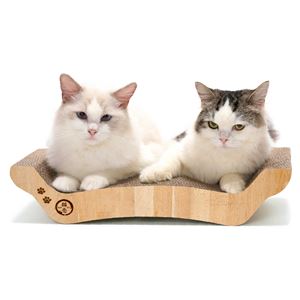 バリバリベッドM ライトブラウン (猫用玩具/爪磨き)