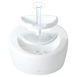 ジェックス ピュアクリスタル フィット 900ml 2WAY犬猫用 ホワイト 1個