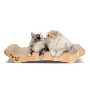 バリバリベッドL ライトブラウン (猫用玩具/爪磨き)