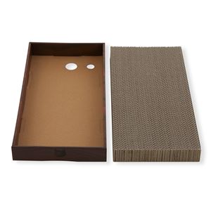 バリバリパッド ワイド ダークブラウン 3個セット (猫用玩具/爪磨き)