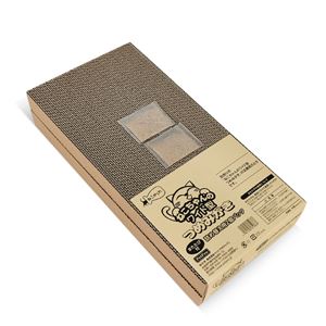 ねこがくれ ねこちゃんのつめみがき ワイド 詰め替え 2P 2個セット （猫用玩具／爪磨き）