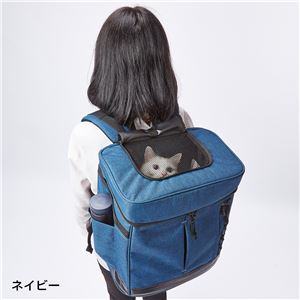 Liscio CAT リュックキャリー グレー (ペット住関連用品/キャリー/布製)