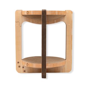 バリバリボウルタワーXL ライトブラウン (猫用玩具)