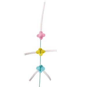 紙ひもびょんびょん 5個セット (猫用玩具)