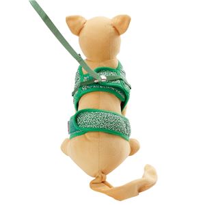 猫小町ソフトハーネスリード 唐草 S グリーン 3個セット