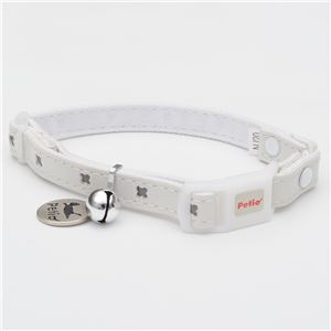 CAT COLLAR クロスレザーカラー ホワイト 3個セット (猫用品/首輪)