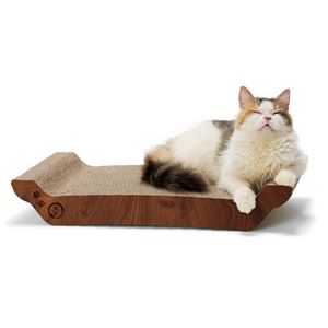 バリバリベッドL ダークブラウン (猫用玩具/爪磨き)