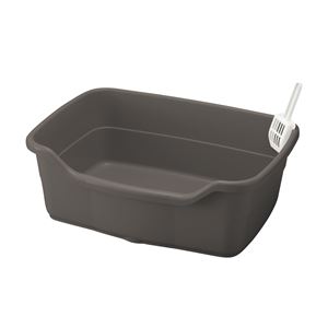 ラプレ ネコトイレ 深型 60 ダークグレー 2個セット