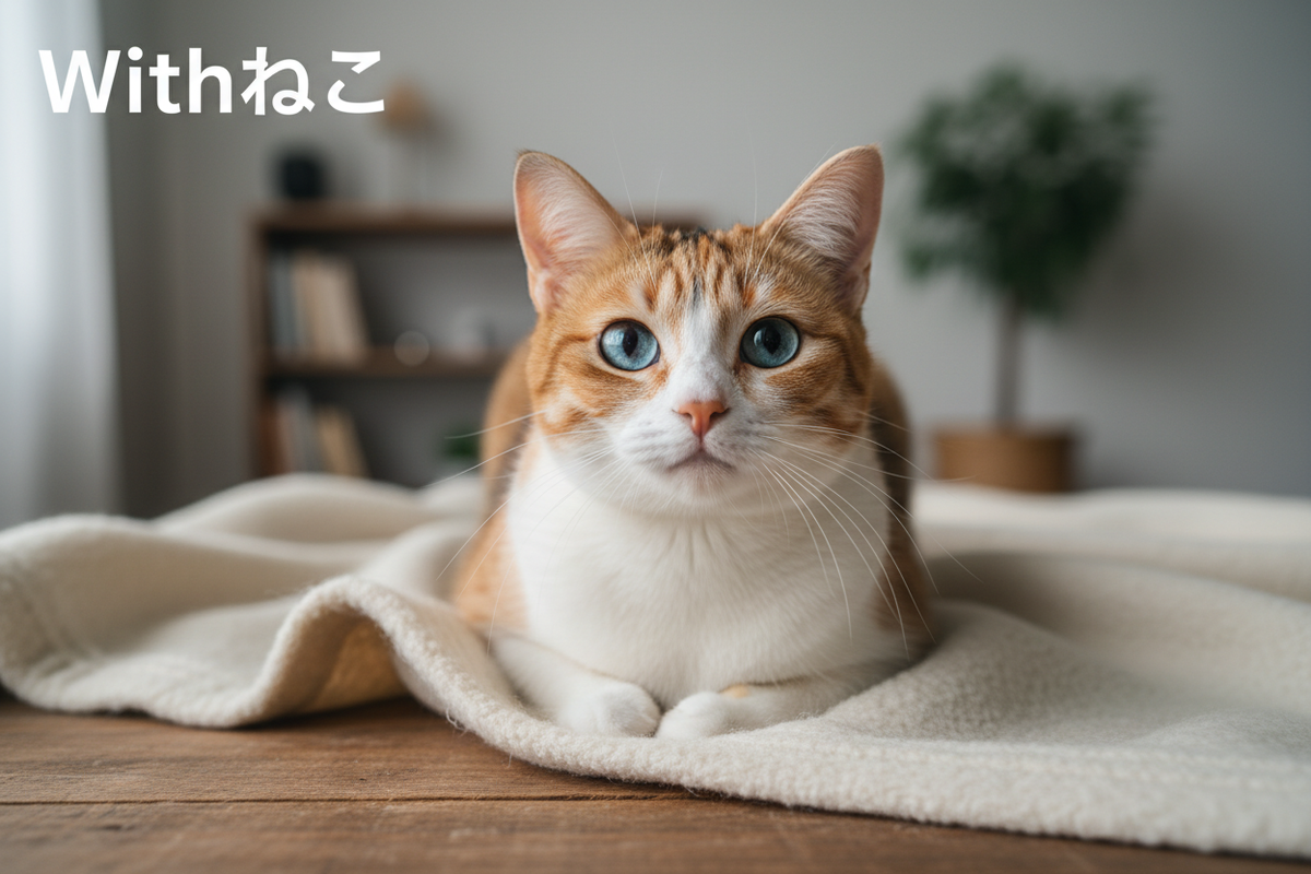 「Withねこ」というサービス名で、猫のグッズを販売しています。実写の可愛い猫の写真を作って、目を引く。サービス名を白抜き文字で左上にお願い